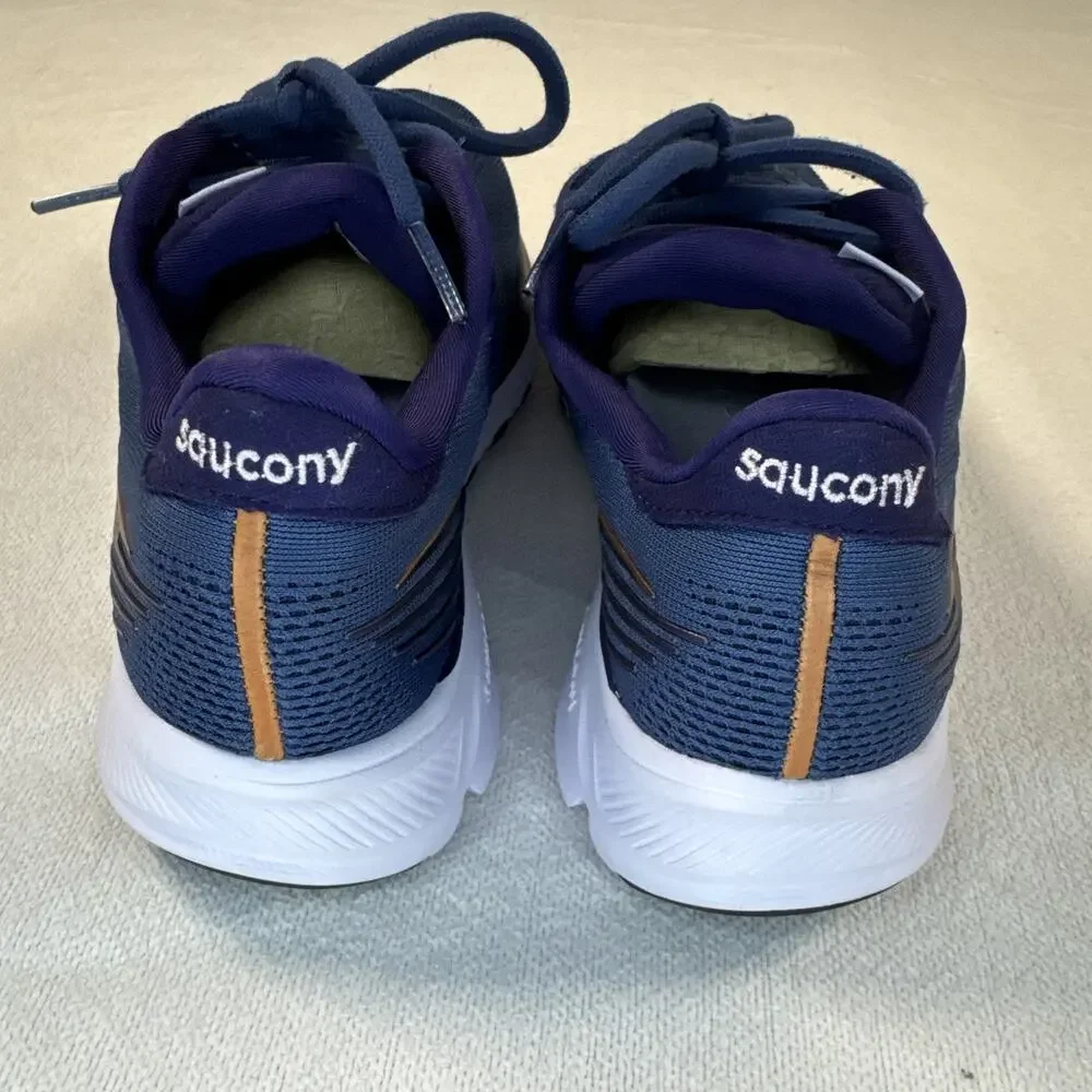 Saucony Shoes Womens Size 8 Ride 14 Midnight Copper Mesh Running Sneaker - Picture 3 of 8